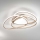 Ondaluce - LED stmievateľné stropné svietidlo ROSE LED/80W/230V 71x76 cm zlaté
