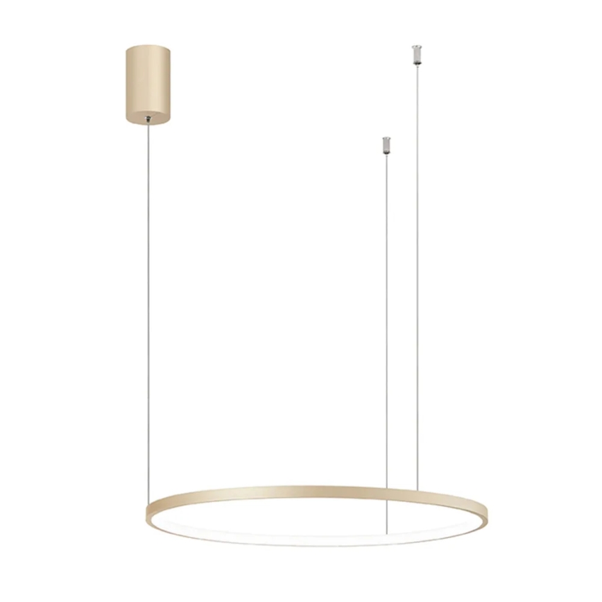Ondaluce - LED stmievateľný luster na lane SOEL LED/28W/230V priemer 60 cm zlatý
