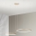 Ondaluce - LED stmievateľný luster na lankách SOEL LED/28W/230V + LED/38W pr. 80/60 cm zlatý
