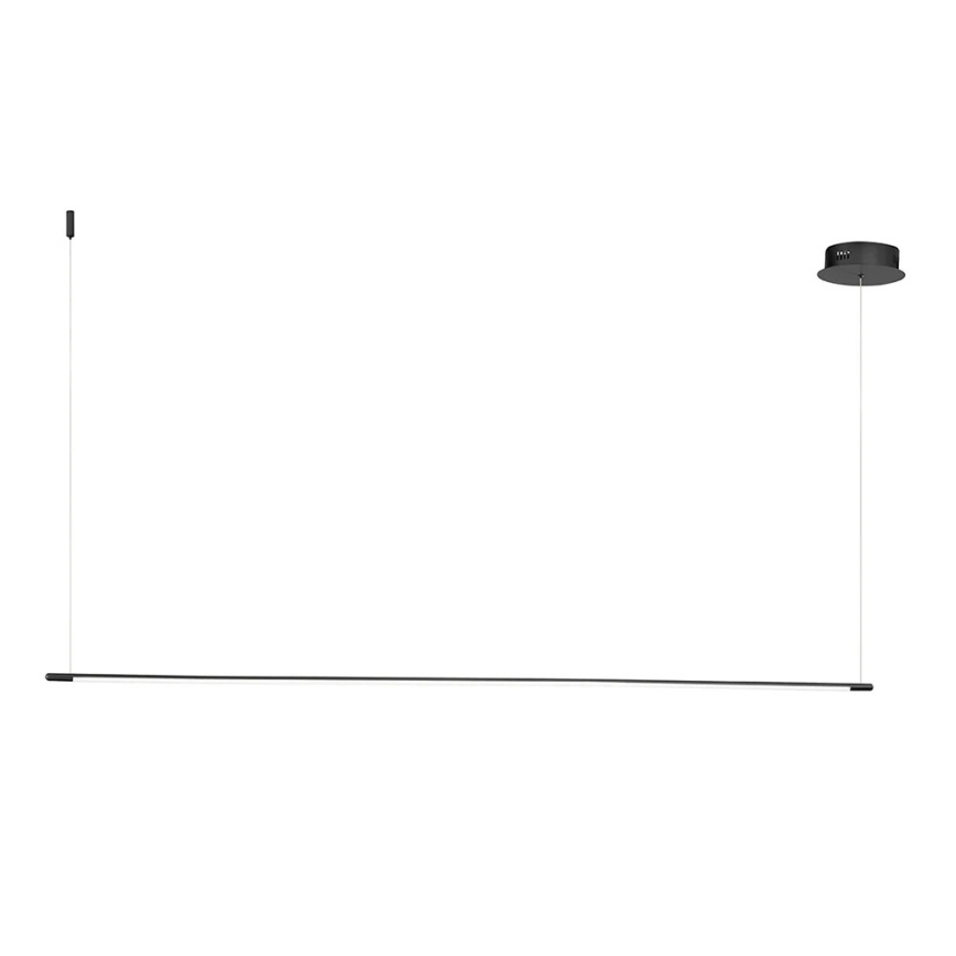 Ondaluce - LED Stmievateľný luster na lanku GENIUS LED/28W/230V čierna