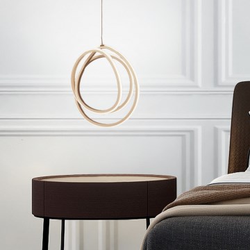 Ondaluce - LED stmievateľný luster na lanku GOLDEN LED/28W/230V pr. 31,5 cm zlatá