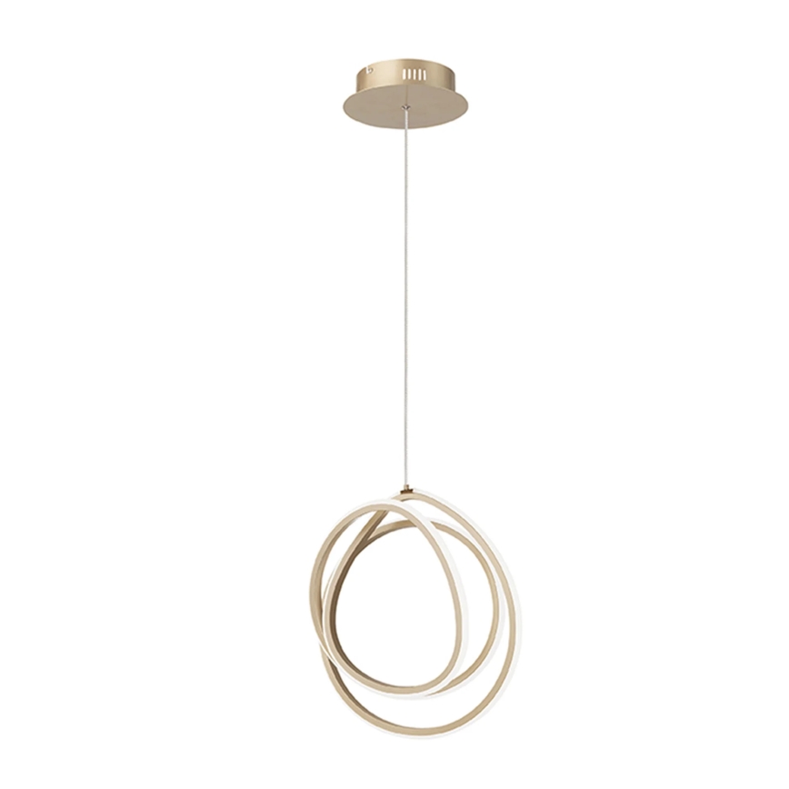 Ondaluce - LED stmievateľný luster na lanku GOLDEN LED/28W/230V pr. 31,5 cm zlatá