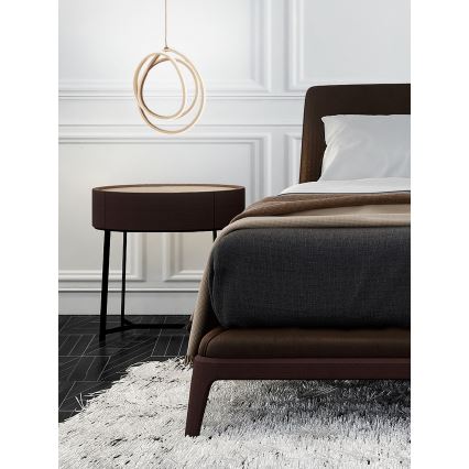 Ondaluce - LED stmievateľný luster na lanku GOLDEN LED/28W/230V pr. 31,5 cm zlatá