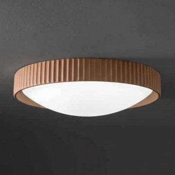 Ondaluce - LED stropné svietidlo CONCRETE LED/20W/230V, priemer 41 cm, betónovo hnedé