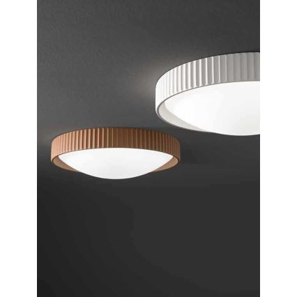 Ondaluce - LED stropné svietidlo CONCRETE LED/20W/230V priemer 41 cm, hnedý betón