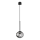 Ondaluce - Lustr na lanku JEWEL 1xE14/10W/230V pr. 17 cm čierna/dymová čierna