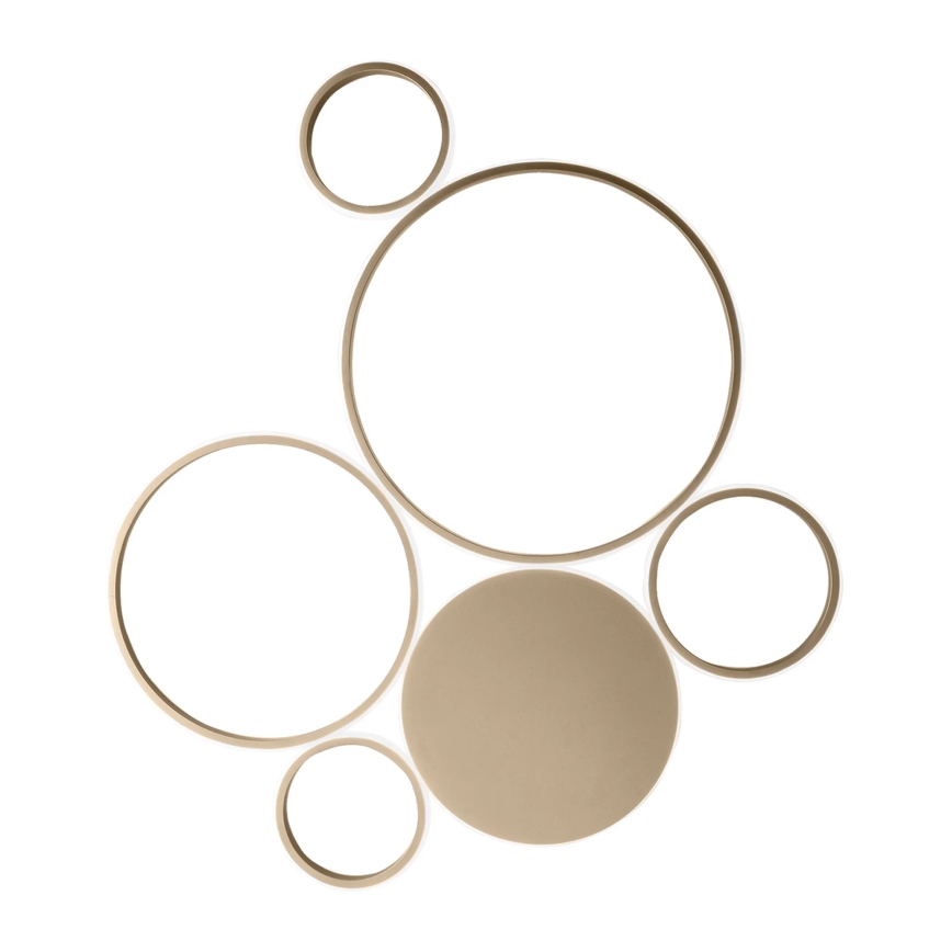 Ondaluce - stmievateľné LED stropné svietidlo POIS LED/68W/230V zlaté