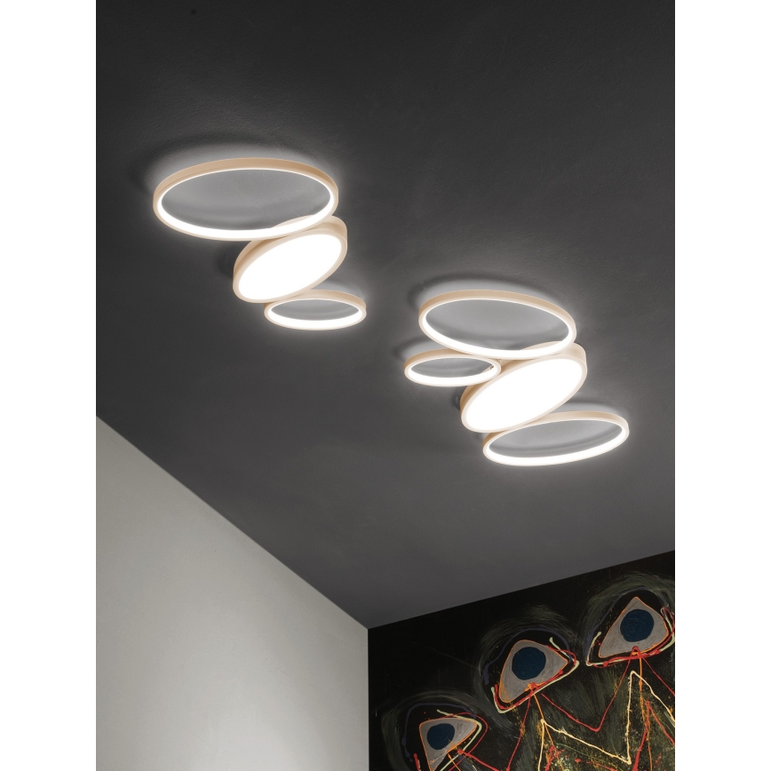 Ondaluce - stmievateľné LED stropné svietidlo RICE LED/25W/230V 38x63 cm zlaté