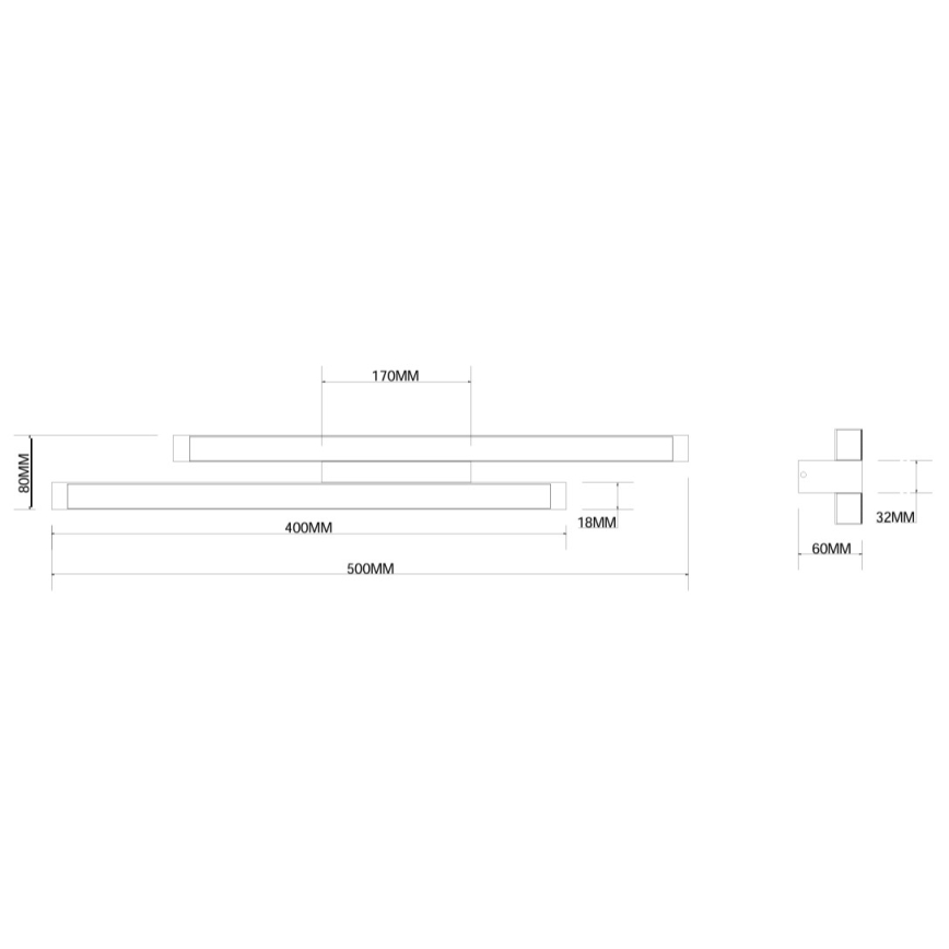 Ondaluce - stmievateľné nástenné LED svietidlo MOVIDA LED/16W/230V zlaté