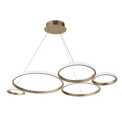 Ondaluce - stmievateľný LED luster na lanku POIS LED/60W/230V zlatý