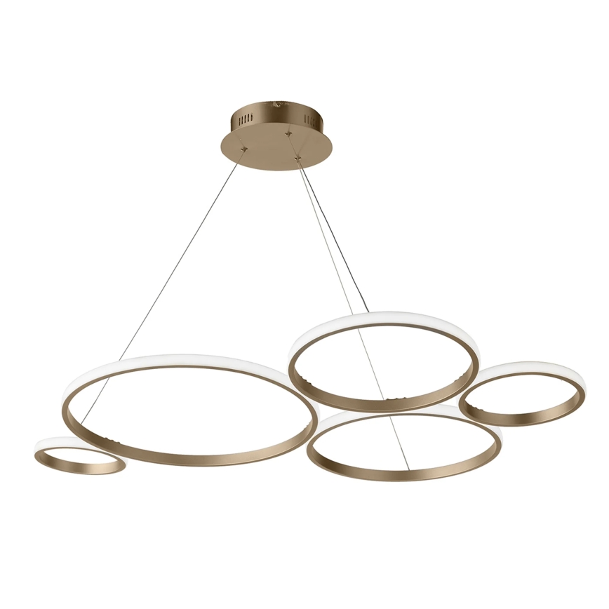 Ondaluce - stmievateľný LED luster na lanku POIS LED/60W/230V zlatý