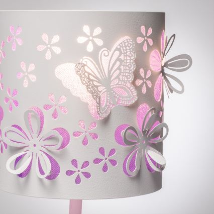 ONLI - Detská lampička TITILLA 1xE14/6W/230V 22 cm fialová/biela