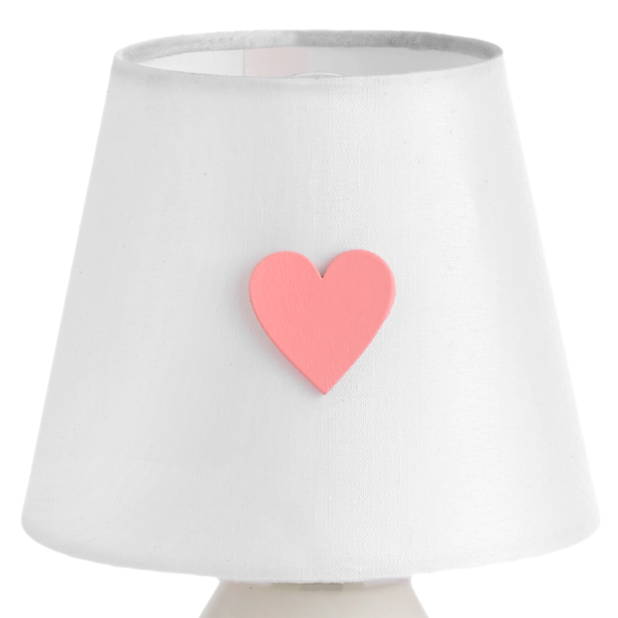 ONLI - Detská lampička TITTA 1xE14/6W/230V 20 cm biela