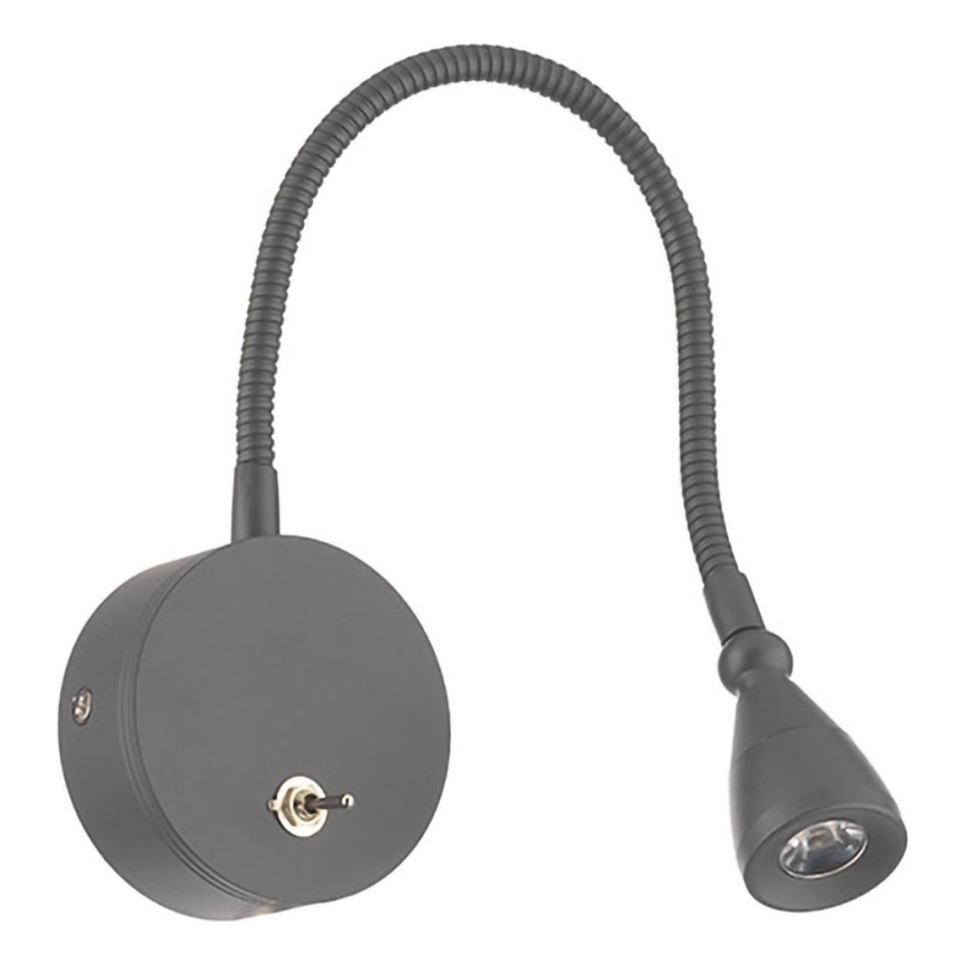 ONLI - LED Flexibilná lampička LEXI LED/1W/230V 4000K šedá