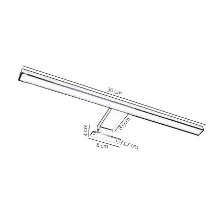 ONLI - LED Kúpeľňové osvetlenie zrkadla NEMO LED/4,5W/230V 4000K 30 cm IP44 lesklý chróm