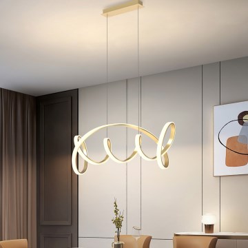 ONLI - LED Luster na lanku KIRA LED/60W/230V 4000K zlatá