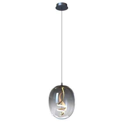 ONLI - LED Luster na lanku LILLY LED/12W/230V 4000K čierna