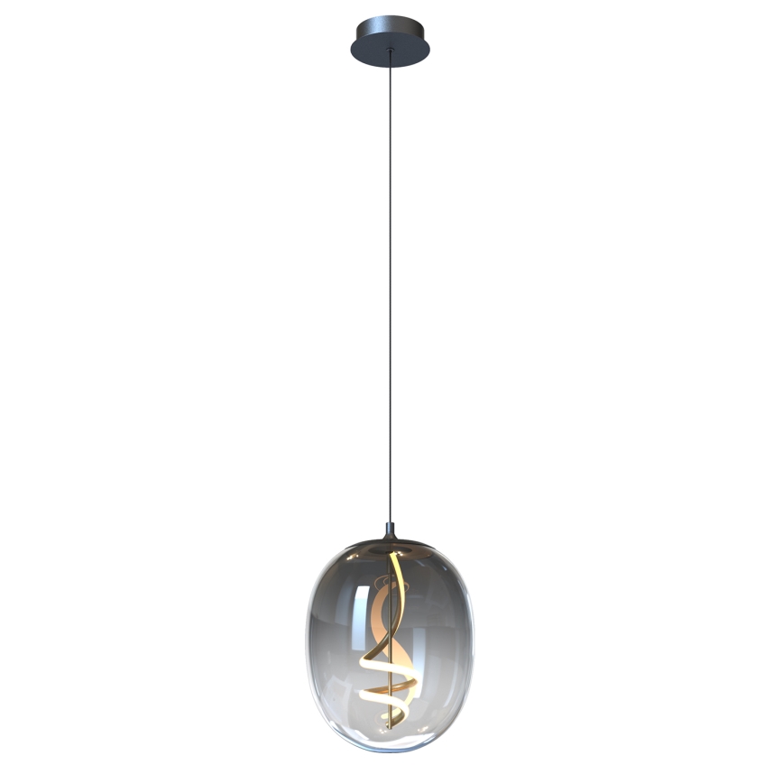 ONLI - LED Luster na lanku LILLY LED/12W/230V 4000K čierna