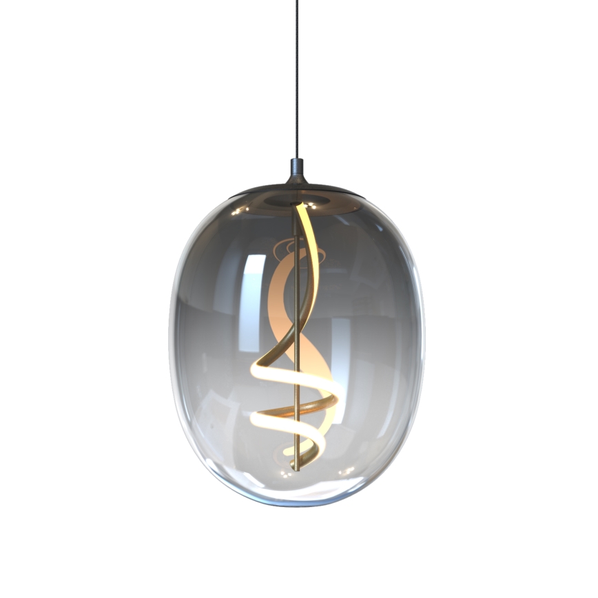 ONLI - LED Luster na lanku LILLY LED/12W/230V 4000K čierna