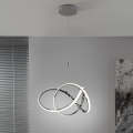 ONLI - LED Luster na lanku LOOP LED/40W/230V 4000K lesklý chróm