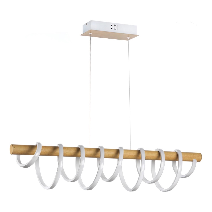 ONLI - LED Luster na lanku NILO LED/70W/230V 4000K hnedá/biela