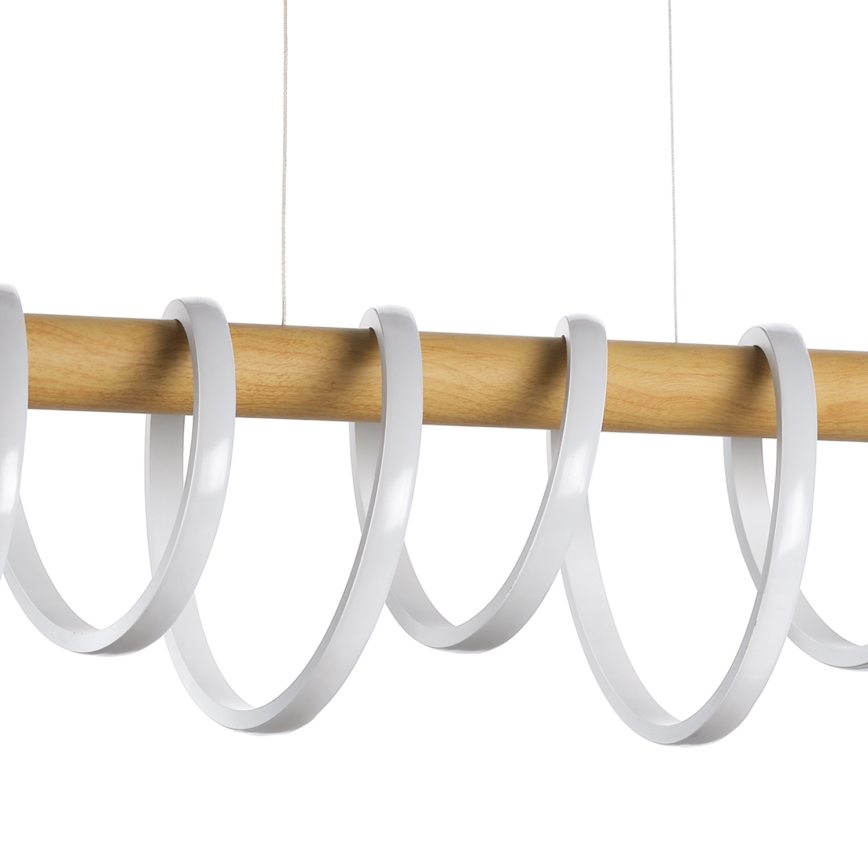 ONLI - LED Luster na lanku NILO LED/70W/230V 4000K hnedá/biela