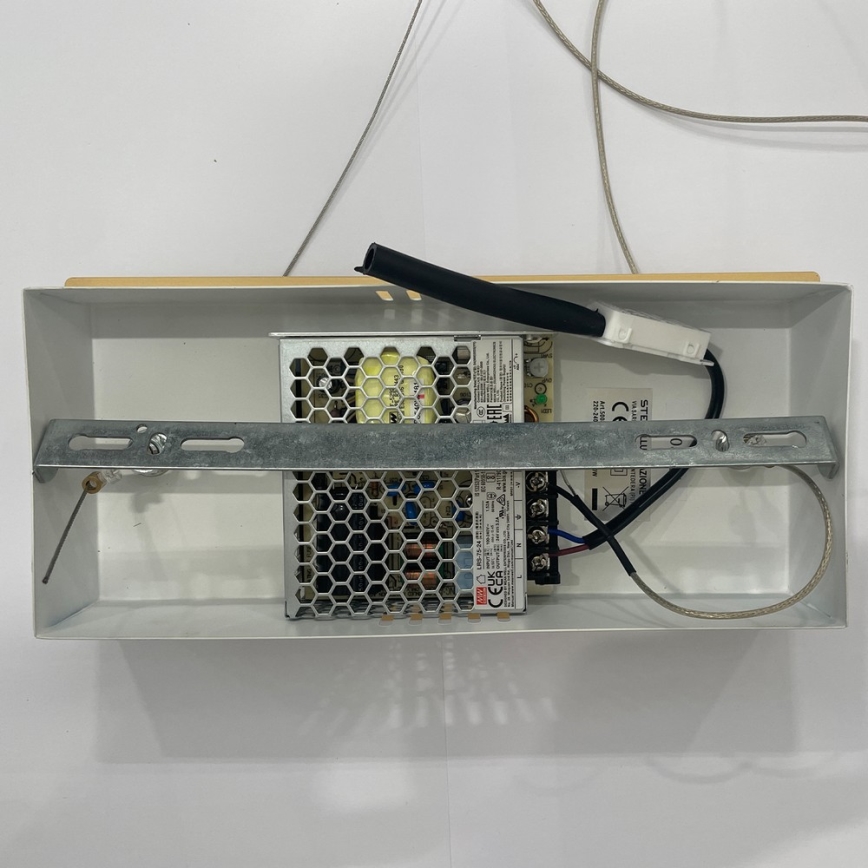 ONLI - LED Luster na lanku NILO LED/70W/230V 4000K hnedá/biela