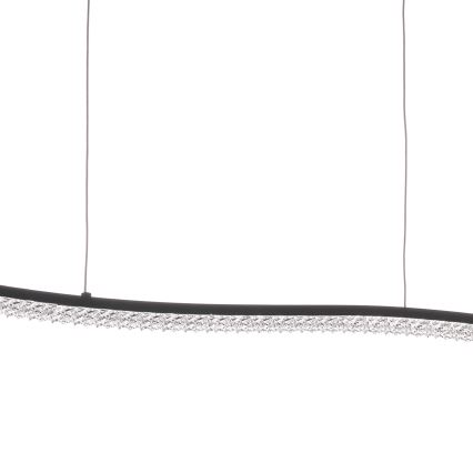 ONLI - LED Luster na lanku ONDA LED/30W/230V 4000K čierna