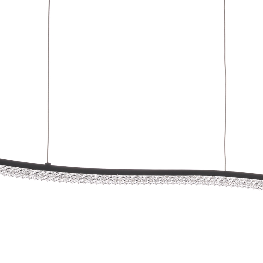 ONLI - LED Luster na lanku ONDA LED/30W/230V 4000K čierna