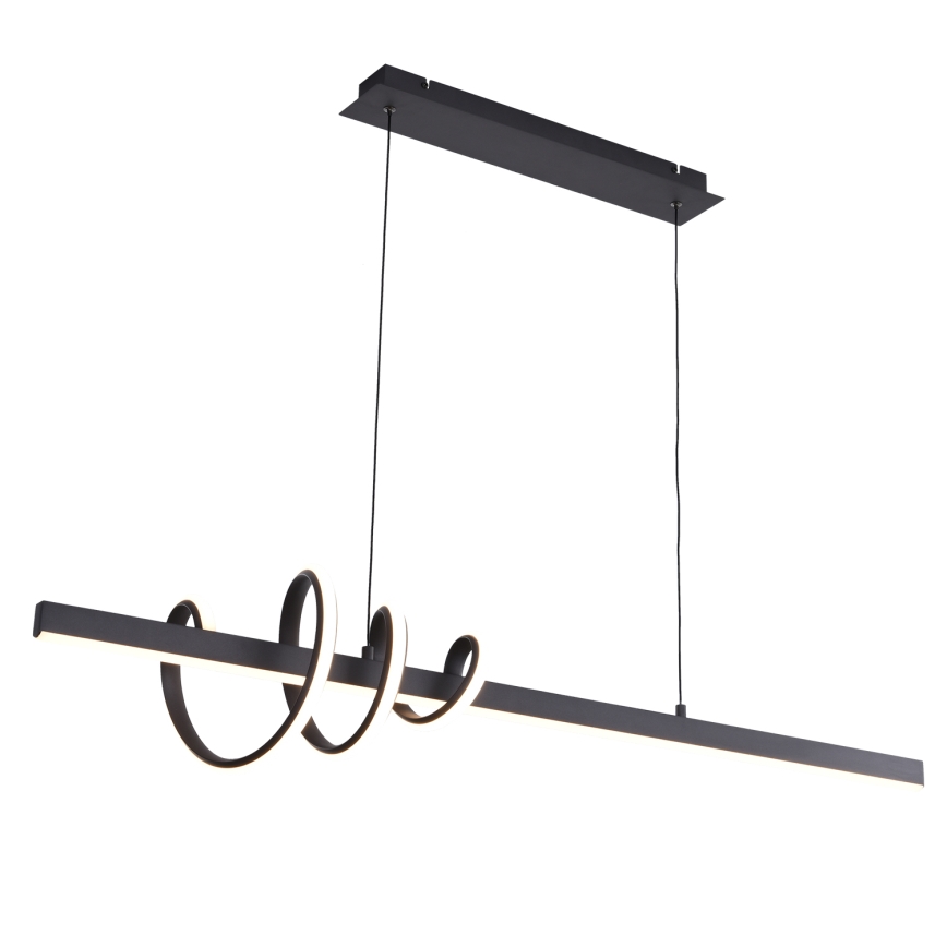 ONLI - LED Luster na lanku SWING LED/30W/230V 4000K čierna
