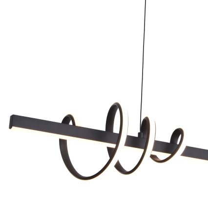 ONLI - LED Luster na lanku SWING LED/30W/230V 4000K čierna