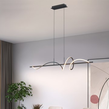 ONLI - LED Luster na lanku TWIST LED/30W/230V 4000K čierna