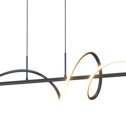 ONLI - LED Luster na lanku TWIST LED/30W/230V 4000K čierna