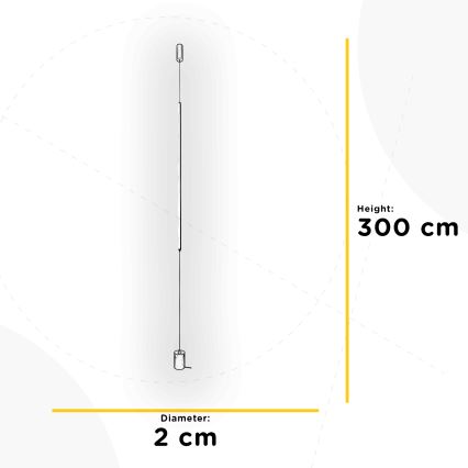 ONLI - LED stojacia lampa SIRILLA LED/20W/230V čierna