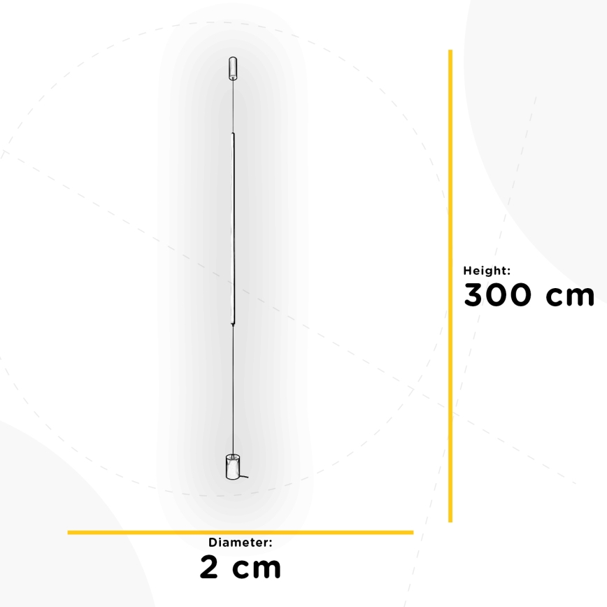 ONLI - LED stojacia lampa SIRILLA LED/20W/230V čierna