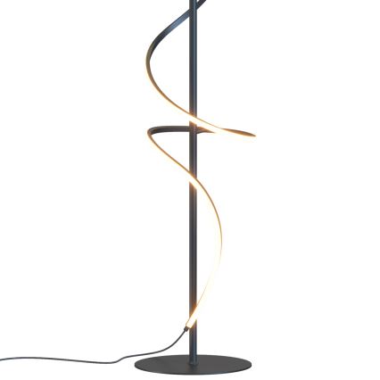 ONLI - LED Stojacia lampa TWIST LED/24W/230V 4000K čierna