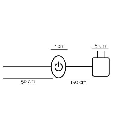 ONLI - LED Stojacia lampa TWIST LED/24W/230V 4000K čierna