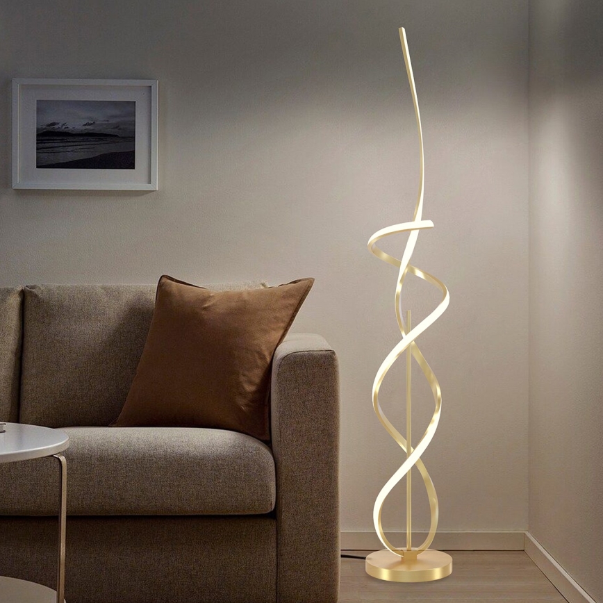 ONLI - LED Stojacia lampa TWIST LED/31W/230V 4000K zlatá