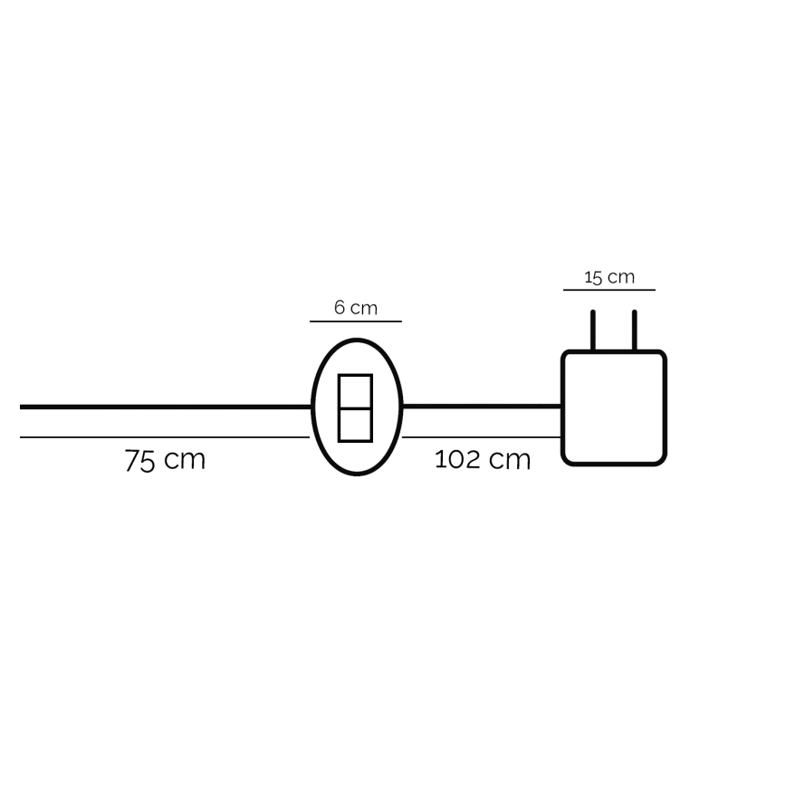 ONLI - LED Stolná lampa DAFNE LED/12W/230V 4000K 48 cm čierna