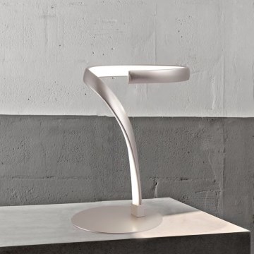 ONLI - LED Stolná lampa INFINITY LED/12W/230V 4500K 24 cm matný chróm