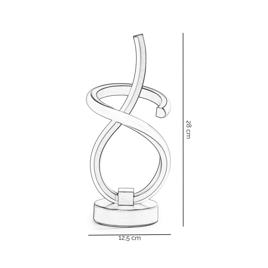 ONLI - LED Stolná lampa KIRA LED/10W/230V 4000K 28 cm zlatá