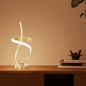 ONLI - LED Stolná lampa KIRA LED/12W/230V 4000K 38,5 cm zlatá