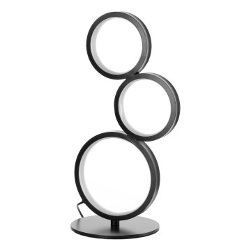 ONLI - LED stolná lampa RINGS LED/17W/230V 4000K 37 cm čierna