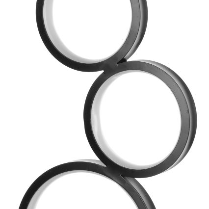 ONLI - LED stolná lampa RINGS LED/17W/230V 4000K 37 cm čierna