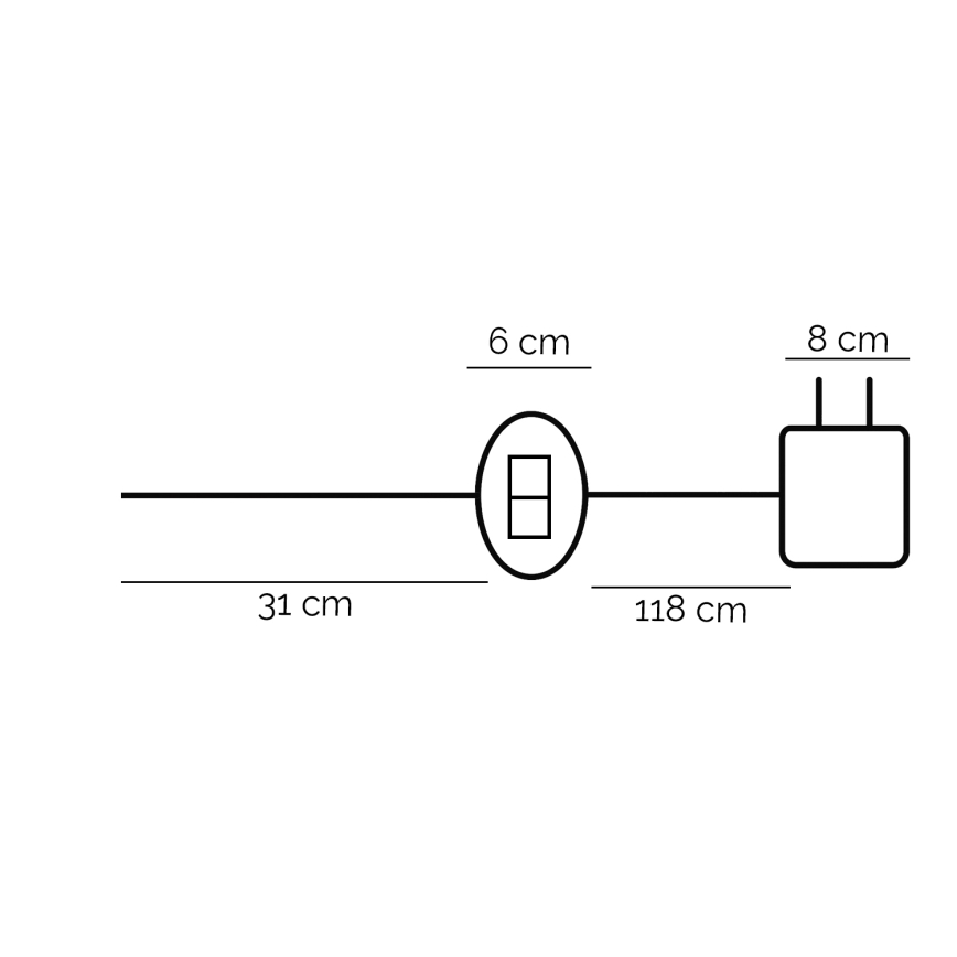ONLI - LED Stolná lampa TWIST LED/16W/230V 4000K čierna