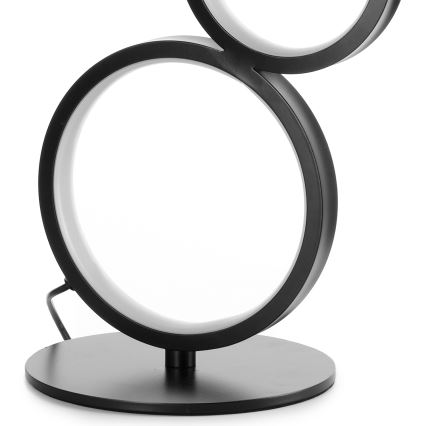 ONLI - LED stolová lampa RINGS LED/17W/230V 4000K čierna
