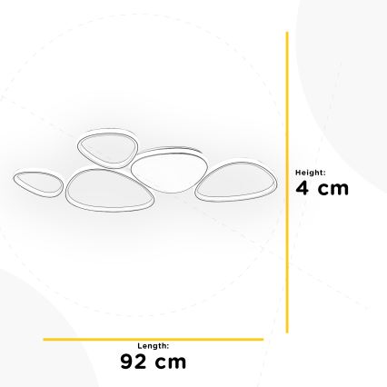 ONLI - LED Stropné svietidlo ROMEO LED/48W/230V 4000K biela