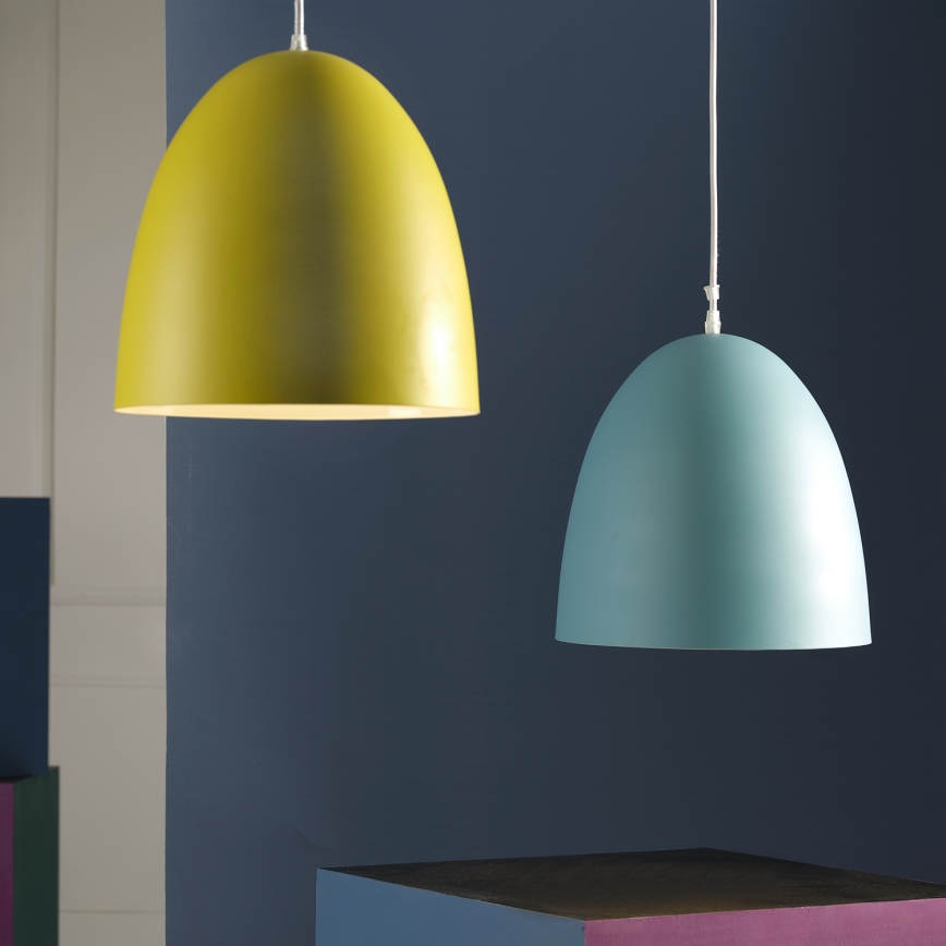ONLI - Luster na lanku AMBETA 1xE14/6W/230V modrá