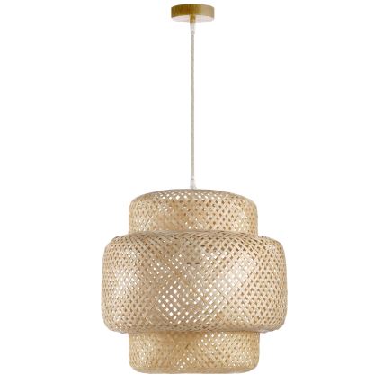 ONLI - Luster na lanku BAMBOO 1xE27/22W/230V bambus