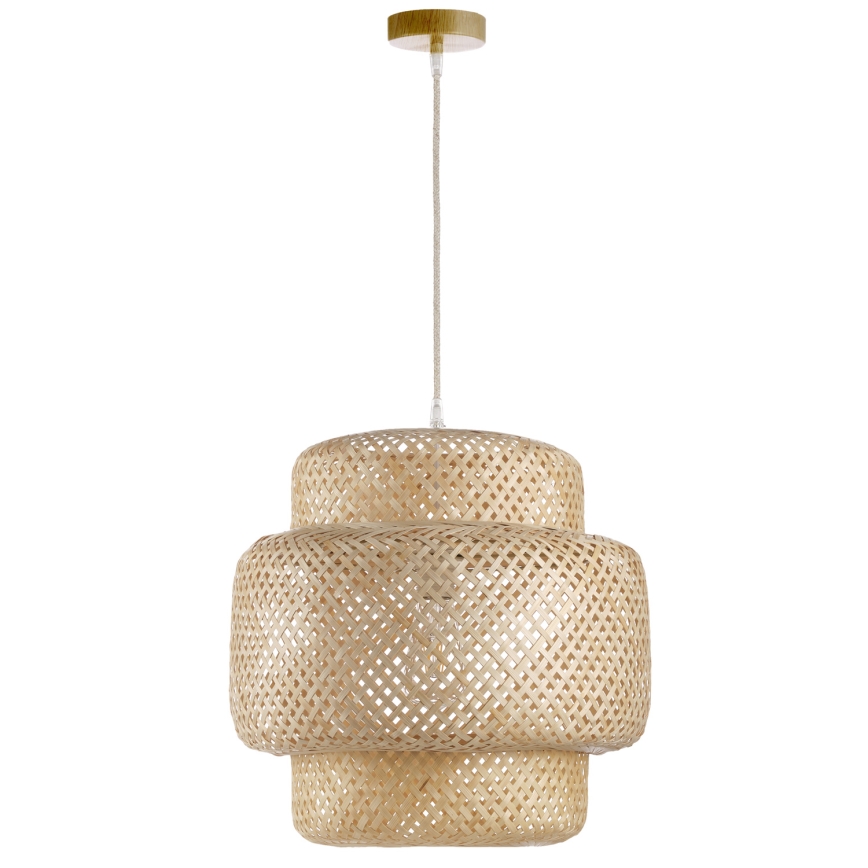ONLI - Luster na lanku BAMBOO 1xE27/22W/230V bambus